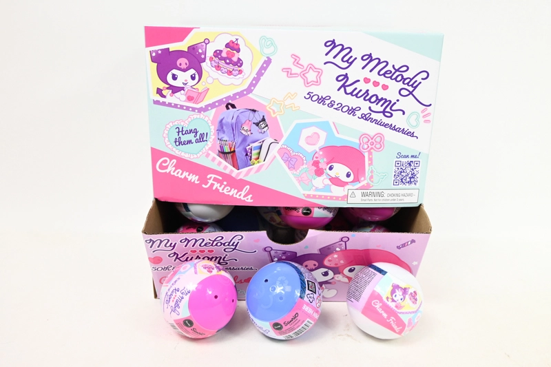Hello Kitty překvapení koule 65 mm Kuromi a My Melody