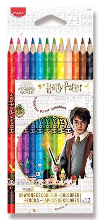 Levně Pastelky Maped Harry Potter 12 ks