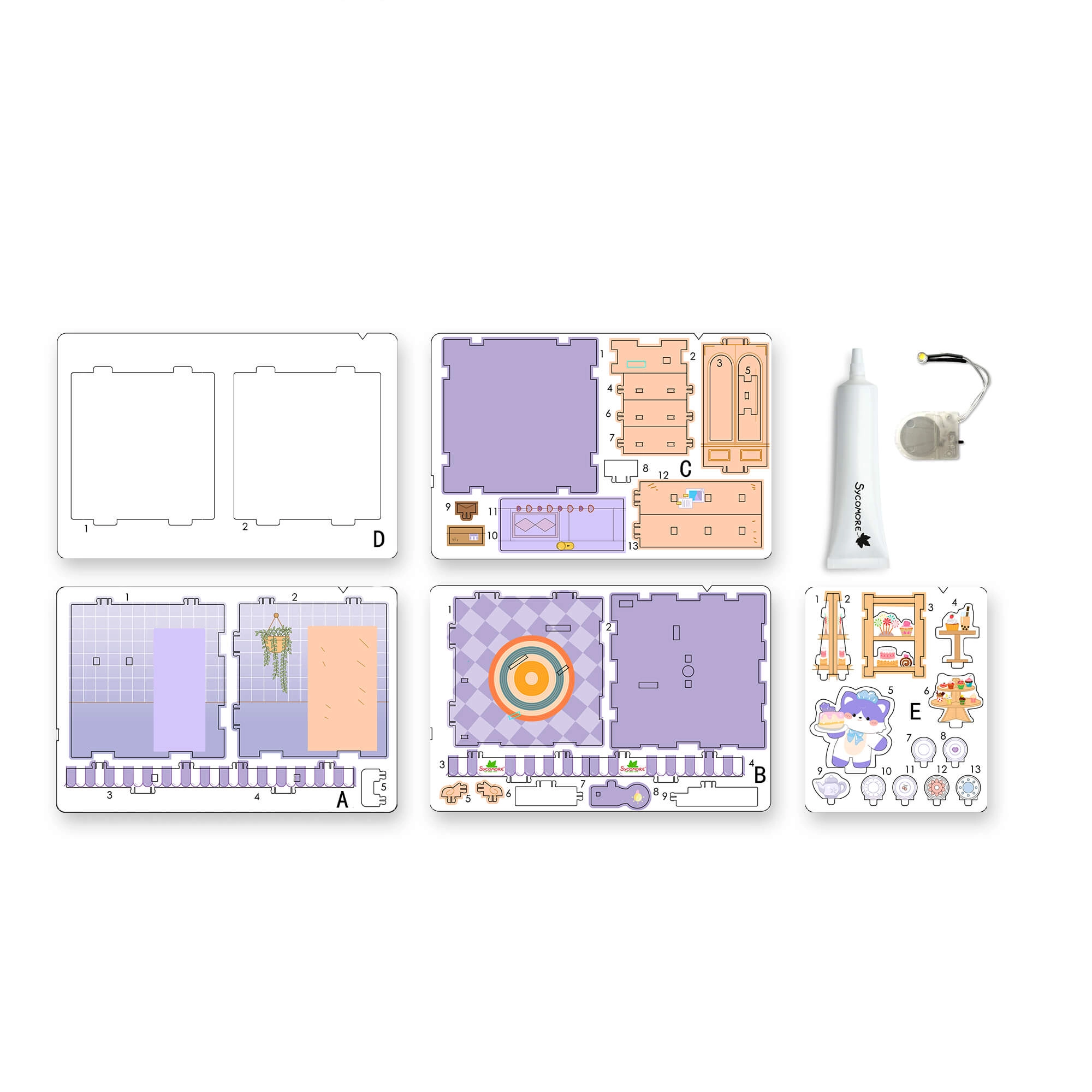 Chibi svět – mini box s kočkou - 1 kus