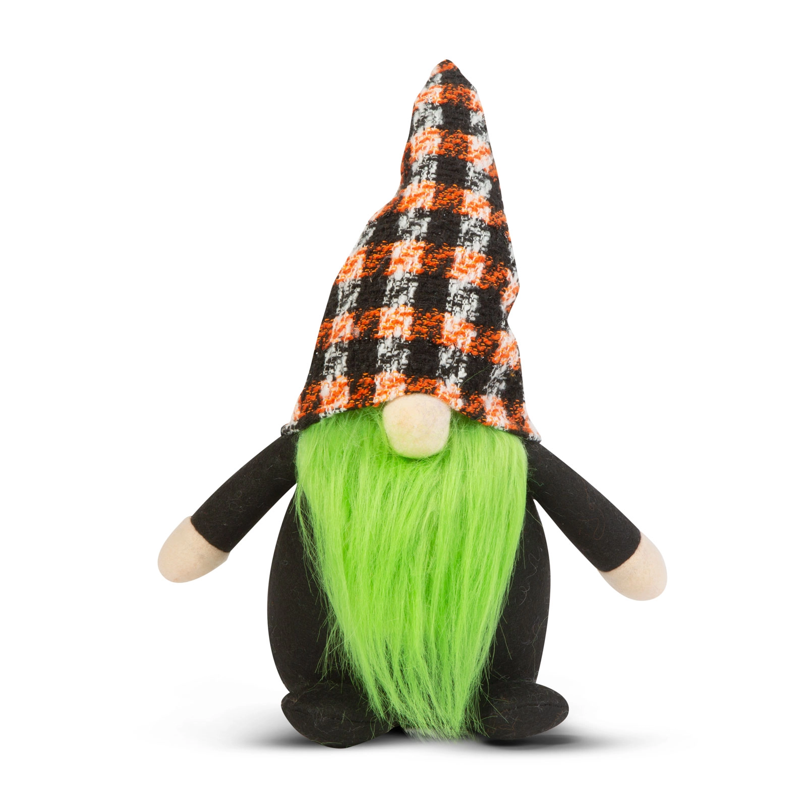 Halloweenský skandinávský trpaslík zelený 34 cm