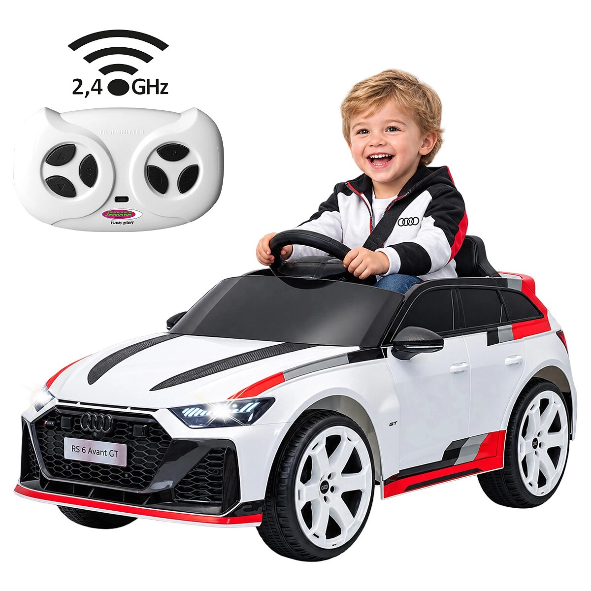 Dětské elektrické auto JAMARA Audi RS 6 Avant GT bílé