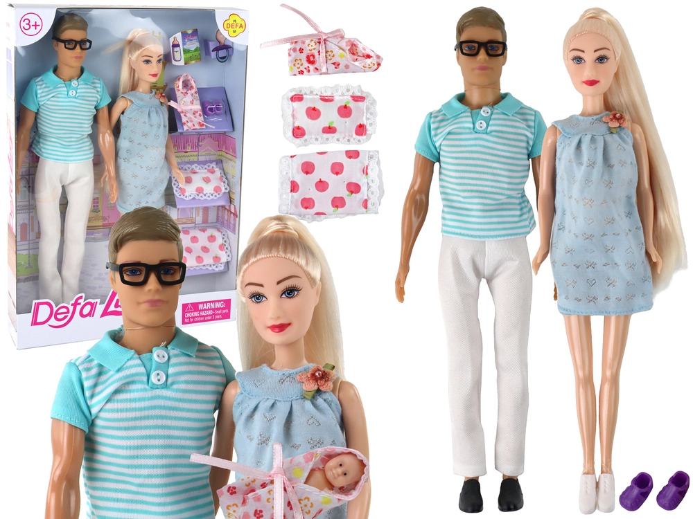 Lean Toys Těhotná Lucy s Kevinem