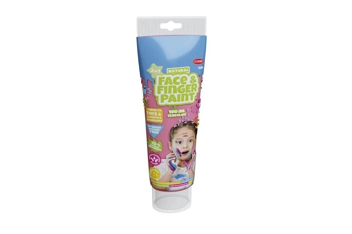 Boti Natural růžová přírodní barva na malování prsty a na obličej 100 ml