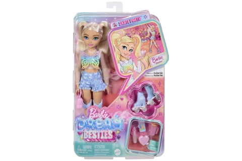 Panenka na kolečkových bruslích Barbie Dream Besties Malibu