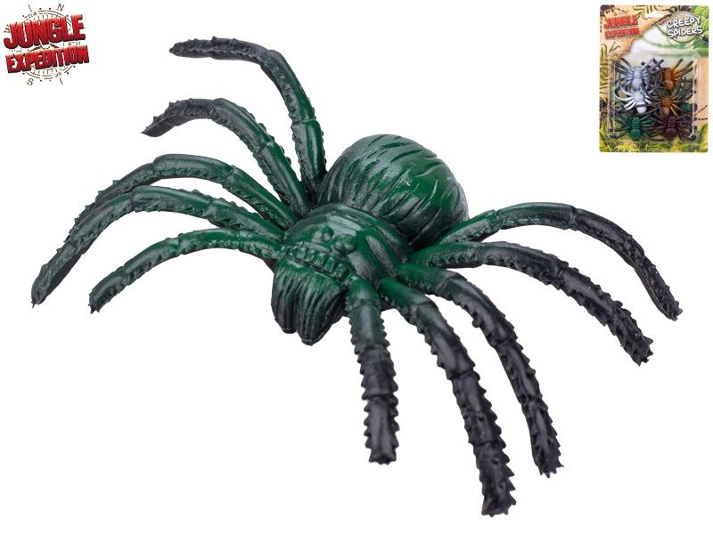 Jungle Expedition sada pavouků 6 cm, 8 ks