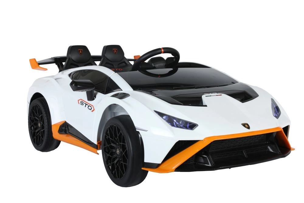 Levně Lean Cars elektrické vozidlo Lamborghini STO Drift bílá