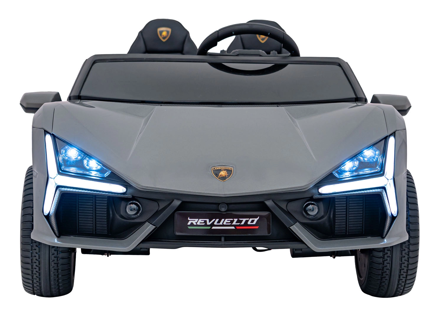 Elektrické auto Lamborghini Revuelto XL šedé