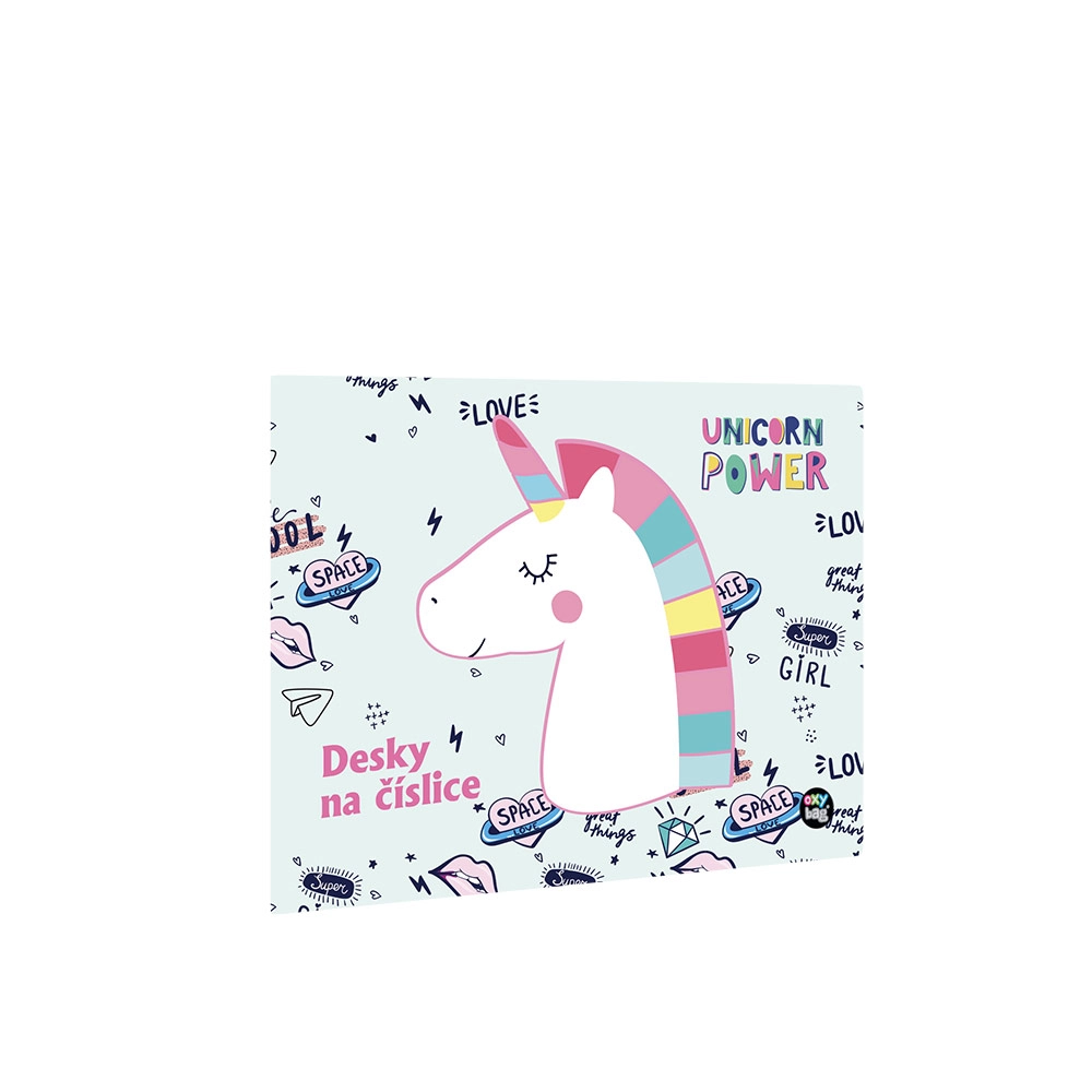 Desky na číslice Unicorn iconic KARTONPP