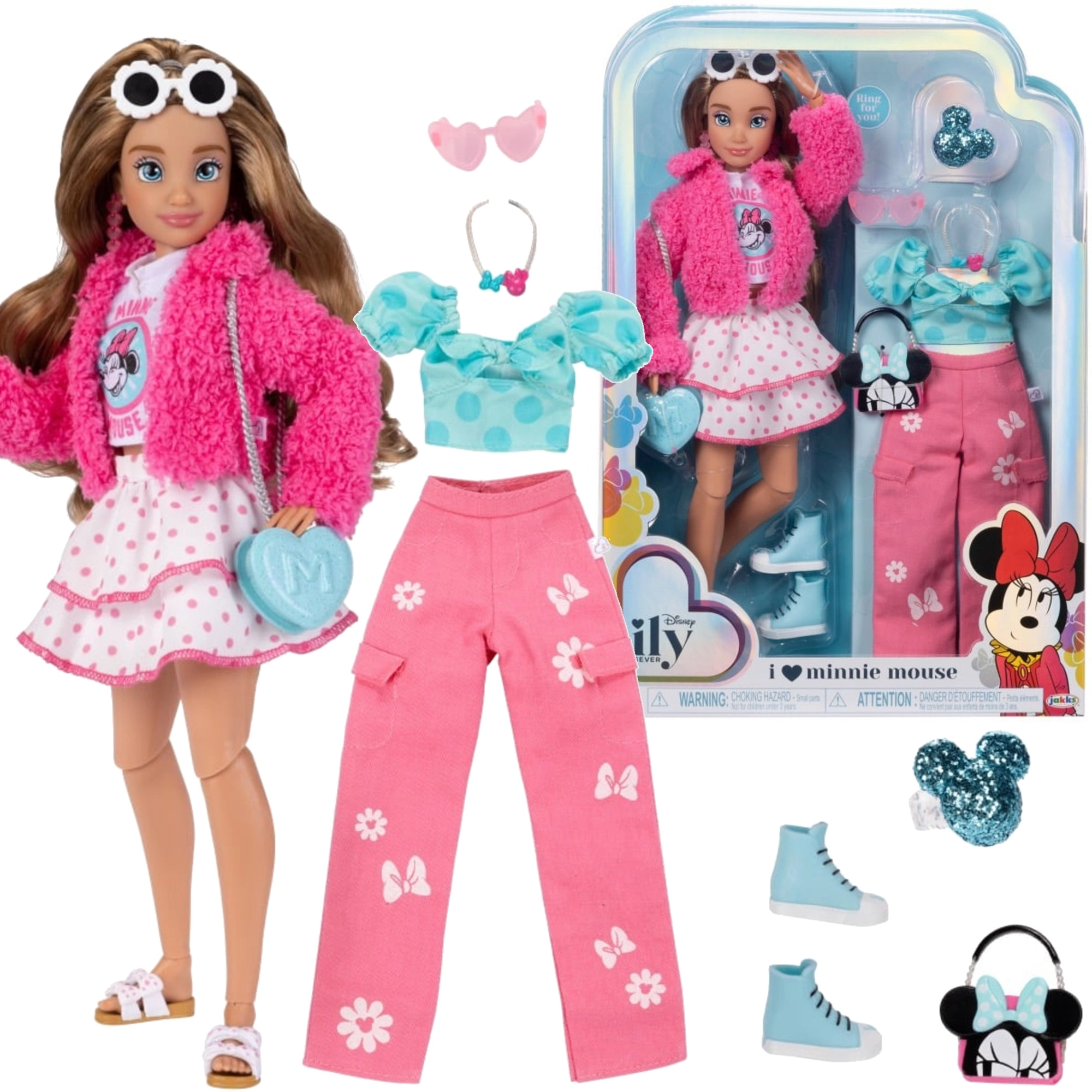 Disney ILY 4Ever módní panenka inspirovaná Minnie s doplňky 30 cm