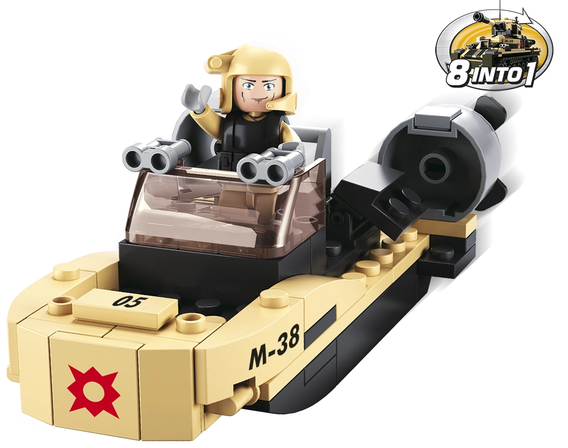 Sluban Army 8into1 M38-B0587H Útočný člun