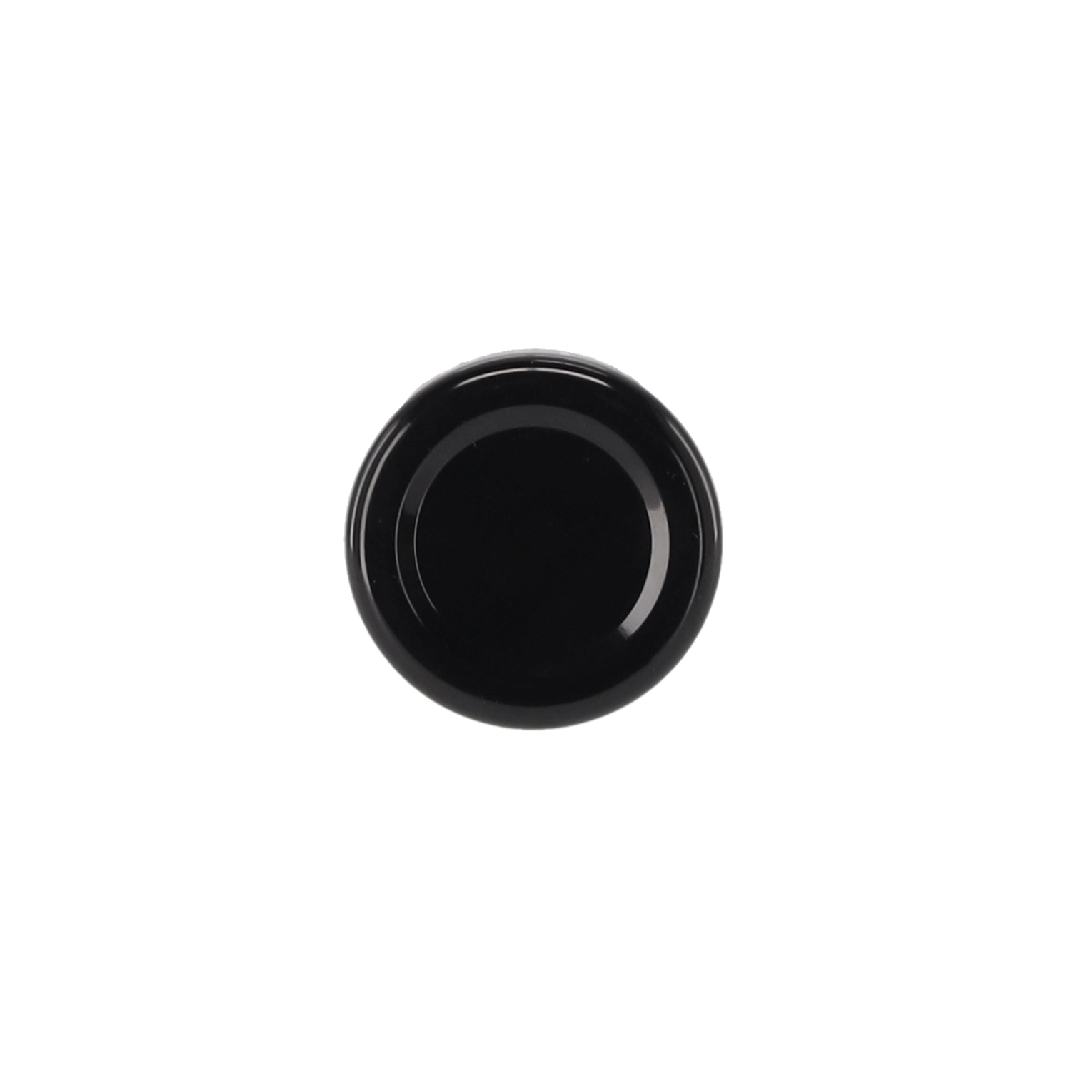 Černé víčko FI 43 (43 mm) – balení 3000 ks