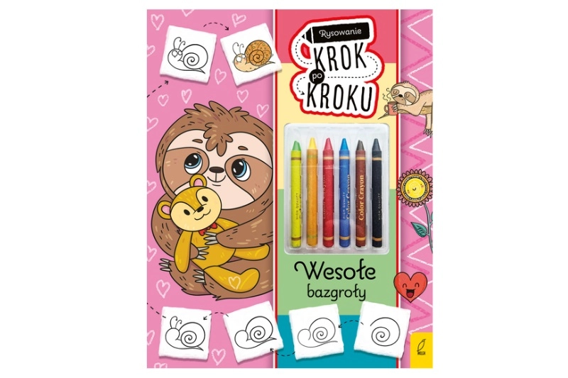Wesoelé bazgroly – rysování krok za krokem (sešit aktivit s pastelkami)