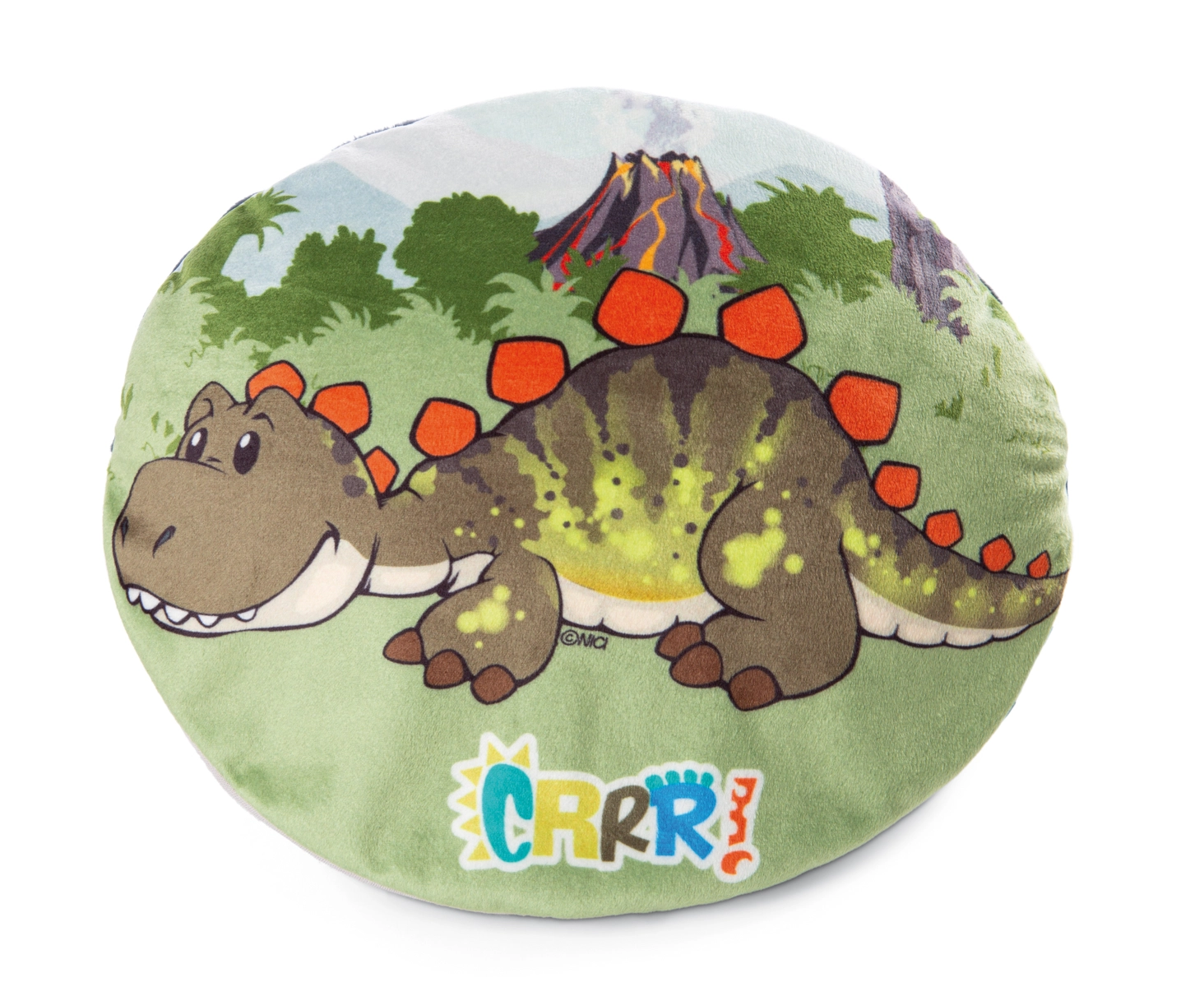 Nici polštář oboustranný Dino Tony-Rex Fossily fosforeskující ve tmě green 32x26