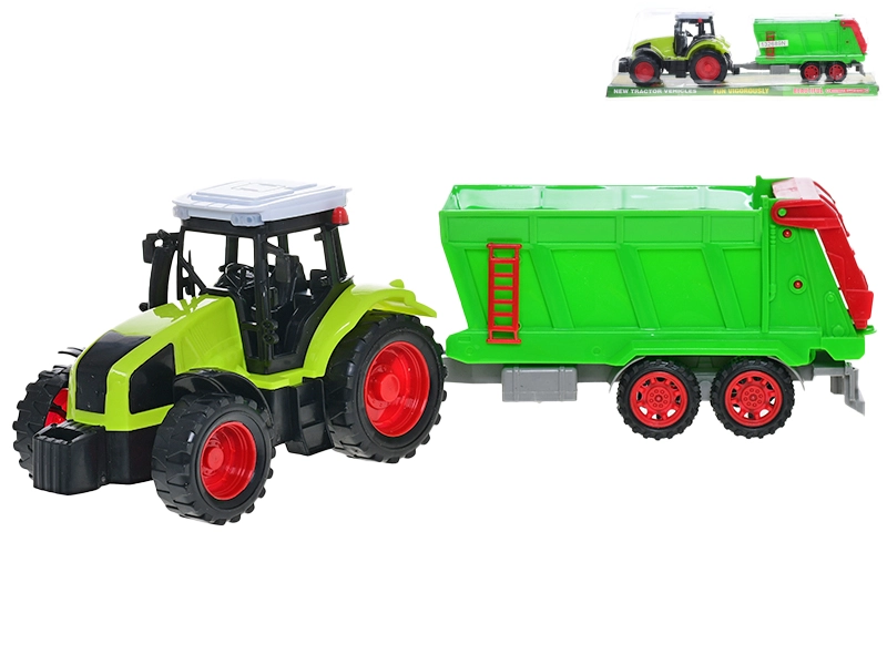 Traktor s vlečkou na setrvačník 36 cm