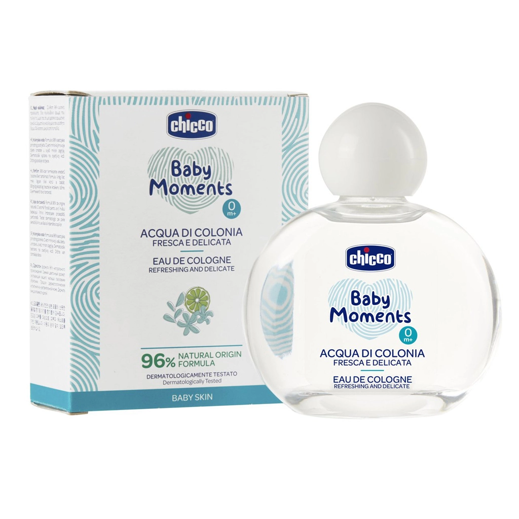 Chicco jemná dětská parfémovaná voda Baby Moments Delicate 100 ml