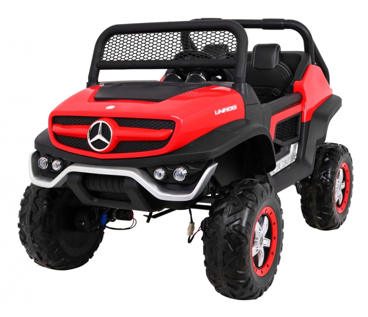 Levně RKToys elektrické auto Mercedes Benz Unimog Big červená