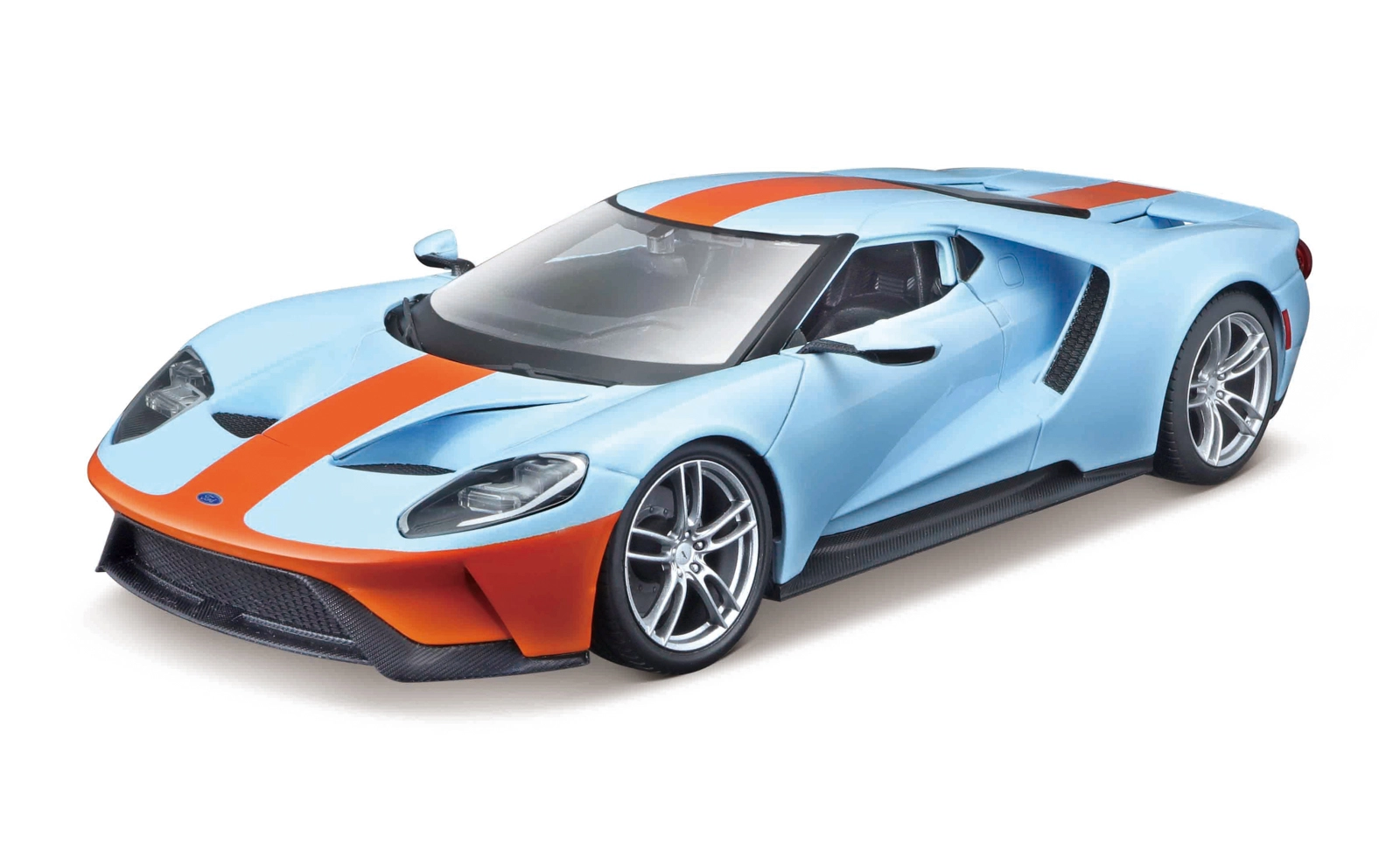 Levně Maisto 2017 Ford GT modro-oranžový 1:18