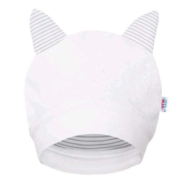 dětská zimní čepička s oušky new baby snowy