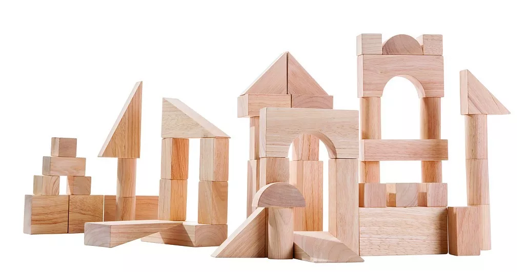 Přírodní stavebnice (50 ks) Montessori