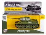 model tanku T‑34 Rudy 102 v měřítku 1:43