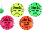 Mini vodní míč 14 cm v síťce – 4 neonové barvy