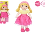 Látková zpívající panenka Míša Růžičková 55 cm
