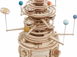 Dřevěný mechanický model sluneční soustavy ROKR Orrery 3D puzzle