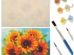 Malování podle čísel Slunečnice