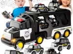 Woopie policejní transportér s 5 vozidly a světly a zvuky
