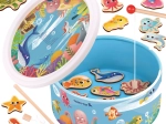 Tooky Toy magnetická hra lovení rybiček – dřevěná sada