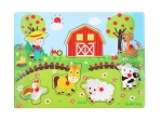 Vkládačka farma dřevěná 30 x 23 cm