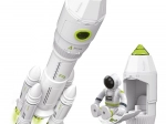 Woopie interaktivní vesmírná raketa se světly, zvuky a efektem kouře