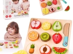 Klasické Svět Dřevěné Ovoce na Krájení Montessori Sada
