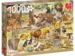 Puzzle Stavba Noemovy Archy 1000 Dílky od Jumbo