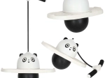 Dětský pogo skákač panda pro rovnováhu bílo-černý