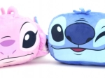 Plyšový polštářek s otvorem na ruce STITCH / ANGEL