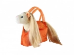 Plyšová kabelka s koníkem – oranžová