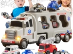 Woopie záchranářský set 5 v 1 s tahačem a vozidly