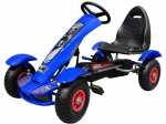 Gokart na pedály pro děti 3+ s nafukovacími koly a regulací sedadla