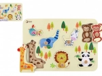 Dřevěné puzzle ZOO pro děti