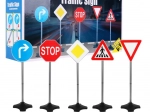 Sada 5 dopravních značek na stojanech pro malé řidiče 3+