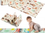 Humbi oboustranná skládací pěnová podložka XPE 120 × 180 les a uličky