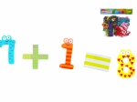 Dřevěné magnetické číslice – sada 14 ks