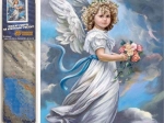 Diamantové malování cherubín 30 × 40 cm