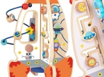 Velký dřevěný multifunkční vzdělávací hračka Raketa od Tooky Toy