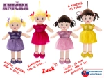 Hadráková panenka Anička 32 cm, slovensky mluvící a zpívající