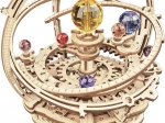 Rokr 3D dřevěné puzzle hvězdná noc – mechanické planetárium s hrací skříňkou