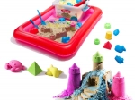 Kinetický písek 2 kg + 16 formiček + pískoviště