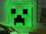 Minecraft neonové světlo Creeper na zeď