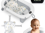 Skládací dětská vanička s teploměrem a vložkou Ricokids - 1 kus